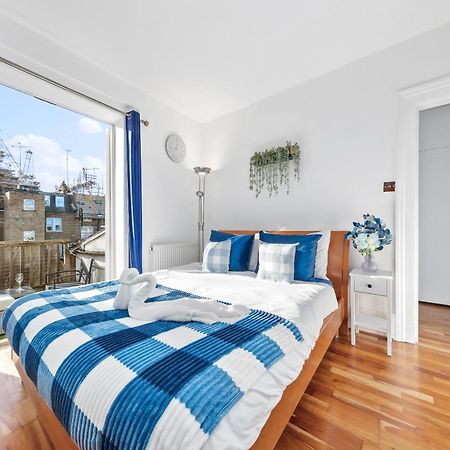 Balcony Blue Theme 1 Bedroom Central London Luxury Flat Near Hyde Park! Accommodates Up To 6! Double Sofa Bed And Next To Station! Екстер'єр фото